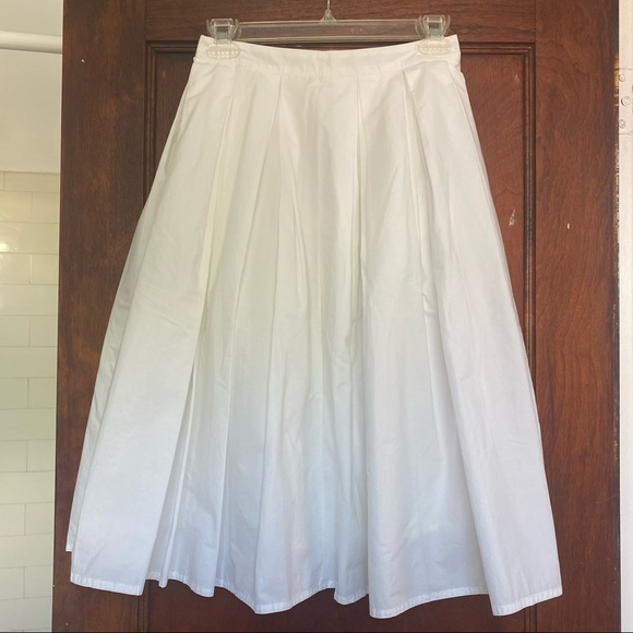 Michael Kors Dresses & Skirts - Michael Kors Stylish White A-Line Pleated Skirt